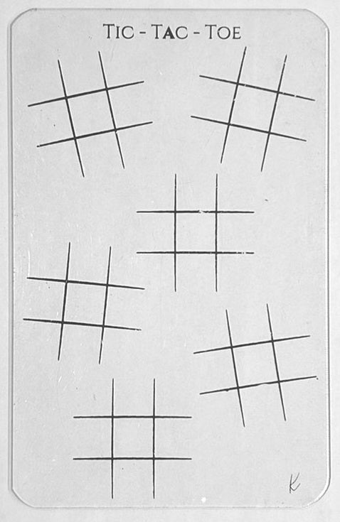 Lámina Tic-Tac-Toe