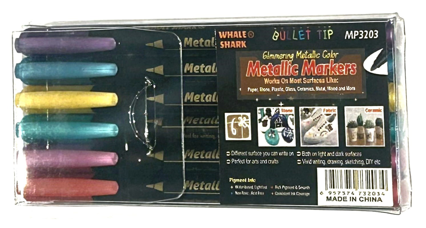 Plumones metálicos (colores)