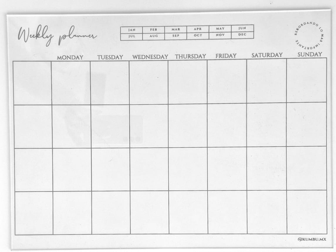 Weekly Planner Grande