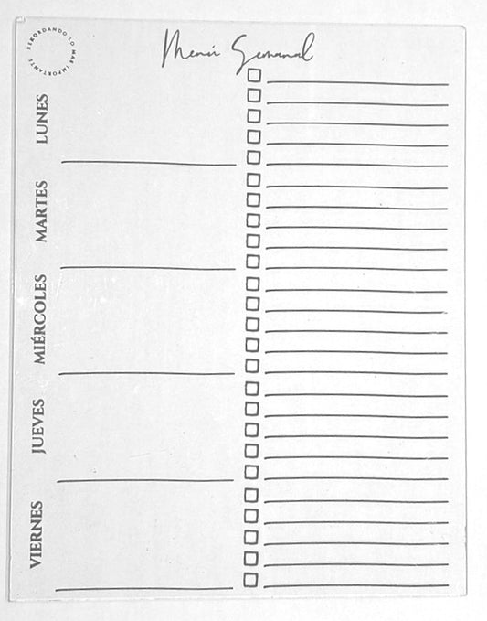 Menú Planner