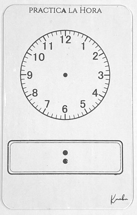 Lámina Reloj